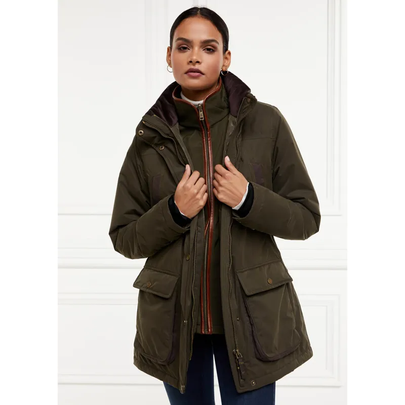 Holland Cooper Stamford Country Coat - Khaki